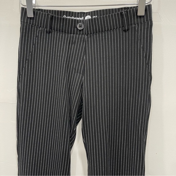 Betabrand Pinstripe Petite Bootcut Yoga Dress Pants Black Size XS - Picture 3 of 8